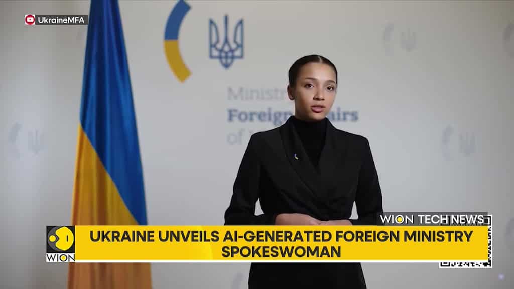 Ukraine unveils AI-generated Foreign Ministry spokeswoman