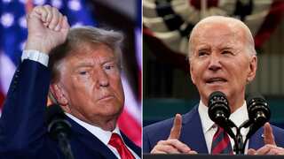 Trump blasts Biden, says 'every single thing he touches turns to sh**,' pledges world peace