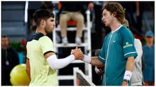 Tennis: Flawless Andrey Rublev knocks out champion Carlos Alcaraz to move into Madrid semis