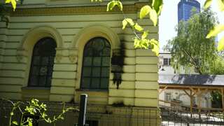 Synagogue in Poland's Warsaw attacked with firebombs, police launch probe