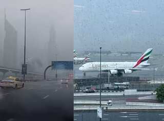 Dubai Weather Today: Flights disrupted, schools closed amid heavy rainfall in UAE | Latest updates