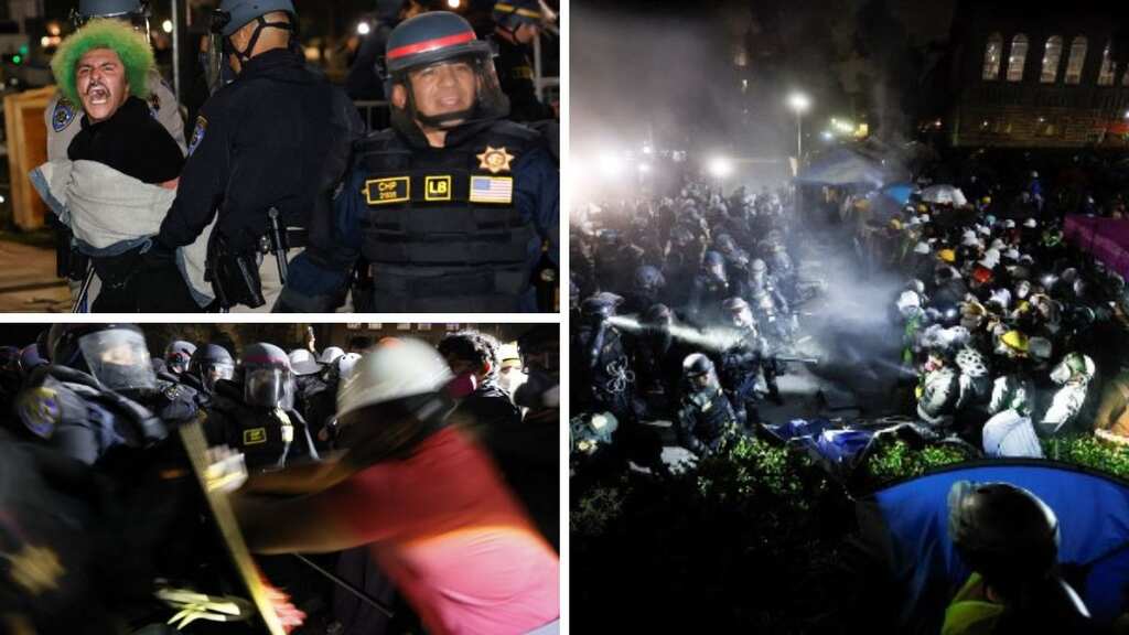 Police tear down barricades at UCLA protest encampment; India urges its citizens to 'respect local laws'