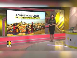 Rohingya refugees suffer brutal heatwave