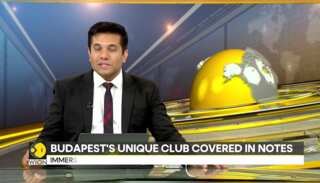 Budapest's unique club covered in notes