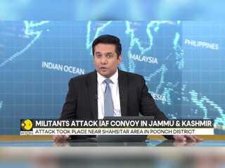 Militants attacked Indian Air Force vehicle convoy in Jammu and Kashmir
