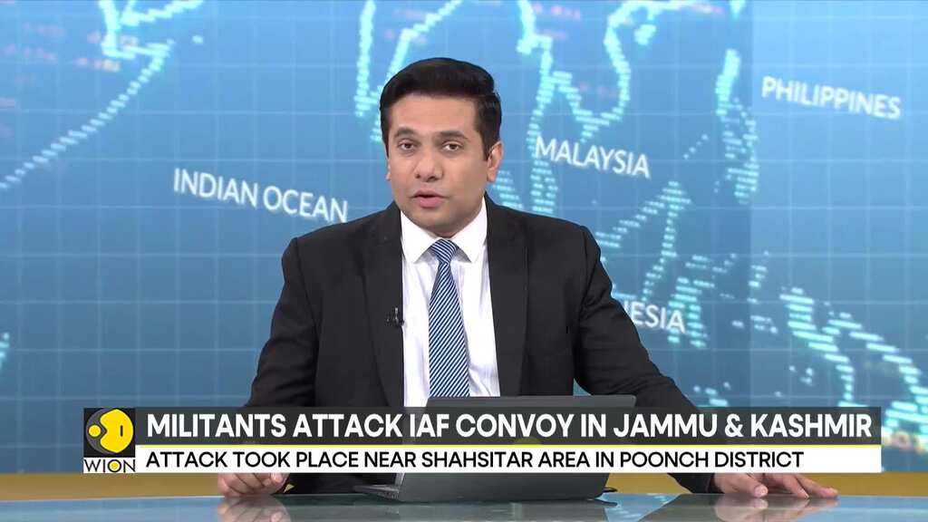 Militants attacked Indian Air Force vehicle convoy in Jammu and Kashmir