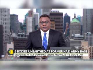 Five bodies unearthed at former Nazi army base