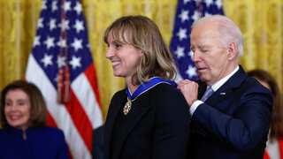 Biden awards the Medal of Freedom to Katie Ledecky, Michelle Yeoh and 15 others