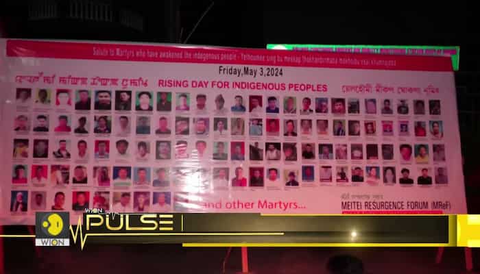 Manipur: Locals conduct candle-light march to mark one year of clashes