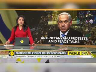Gaza war: Protest in Tel Aviv for release of hostages, thousands of Israelis take to streets