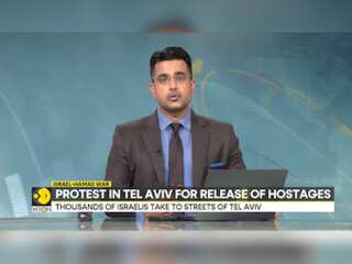 Israel-Hamas war: Hostage families rally again in Tel Aviv