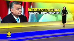 Hungarians protest against PM Viktor Orban