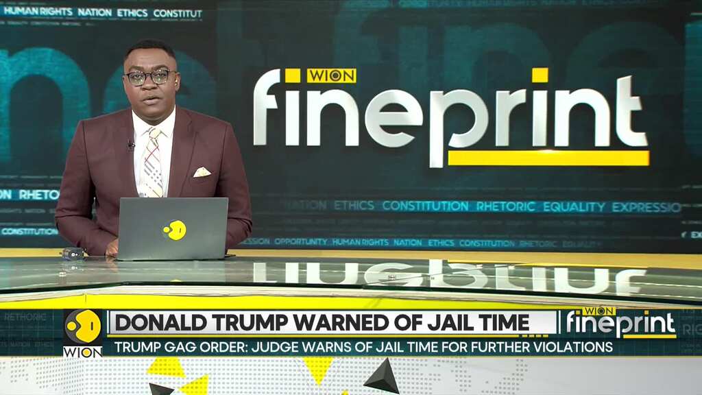 Donald Trump Gag Order: Judge warns of jail time for further violations