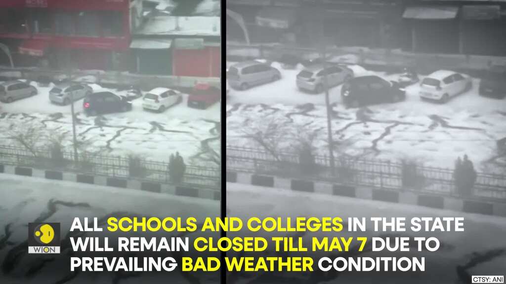 Schools & colleges to remain shut as heavy rains & hailstorm lashes on Manipur