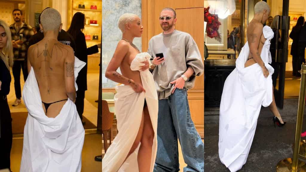 No bra, tiniest thong and bedsheet! Doja Cat's risqué date look causes uproar online