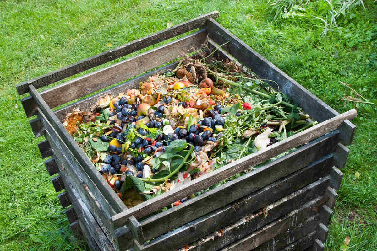 Composting bins for gardens