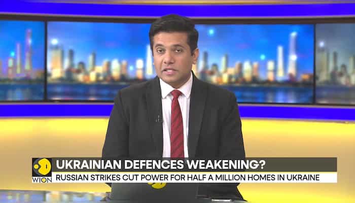 Russia-Ukraine war: Russian strikes cut power for half a million homes in Ukraine