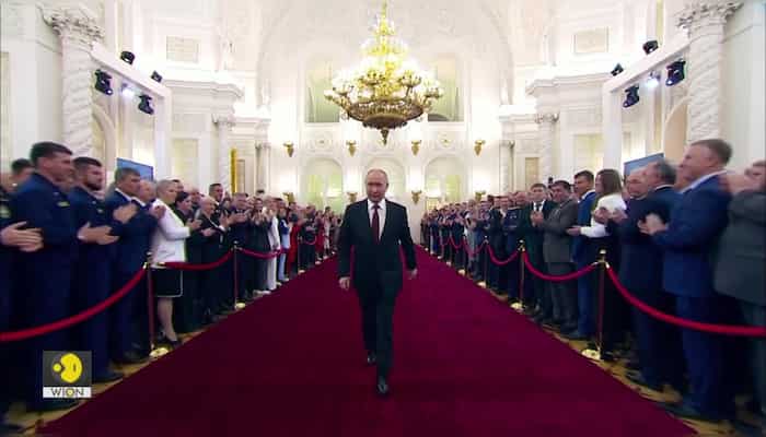 Putin takes oath for record fifth term, says Russia will emerge 'stronger'