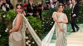 Met Gala 2024: Alia Bhatt channels Indian princess in custom Sabyasachi saree featuring 23-foot-long train