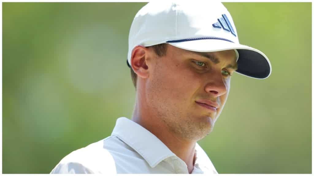 Golf: Swedish sensation Ludvig Aberg withdraws from Quail Hollow with knee issue