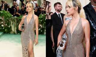 Wait, what? Camila Cabello walks carrying a block of Ice at Met Gala 2024