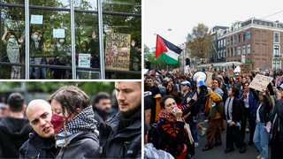 Pro-Palestinian student protests spark clashes, arrests as campus demonstrations spread across Europe