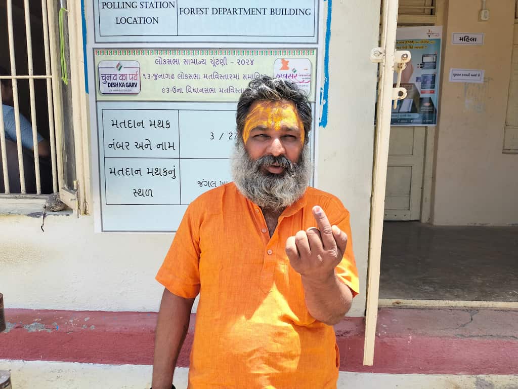 ‘Every vote counts’: Polling officials set up booth for lone voter in Gir forest