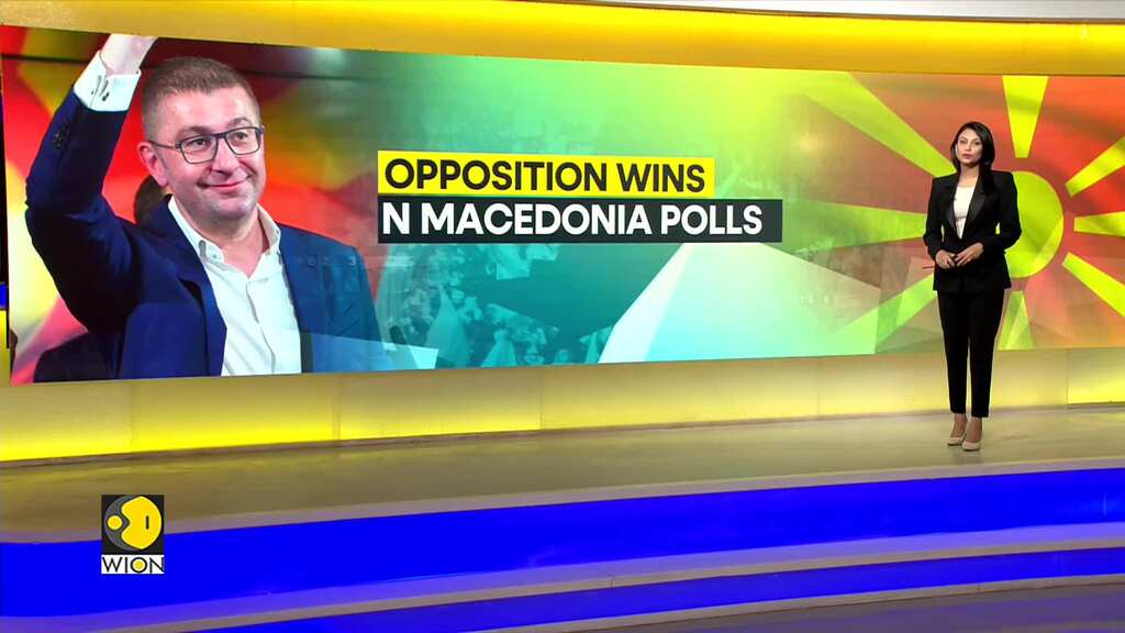 North Macedonia's opposition declares victory in elections