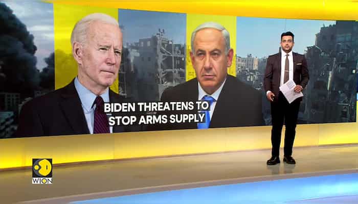 Israel war: Biden threatens Israel of weapons & artillery shells supply cut