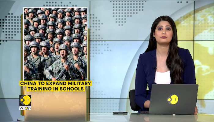 China to impart military training in schools, begins revising defence education law