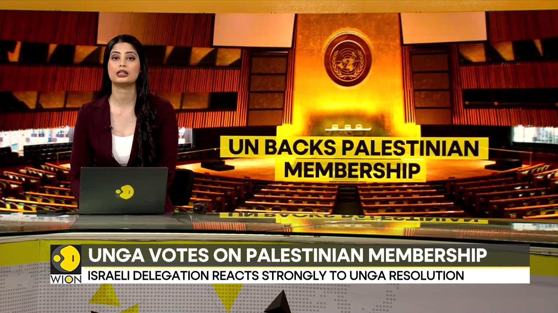 UN general assembly votes to back Palestinian bid for membership