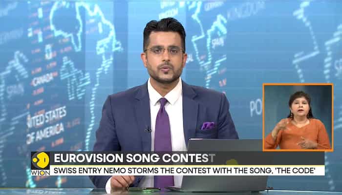 Switzerland wins Eurovision song contest amid Gaza protests