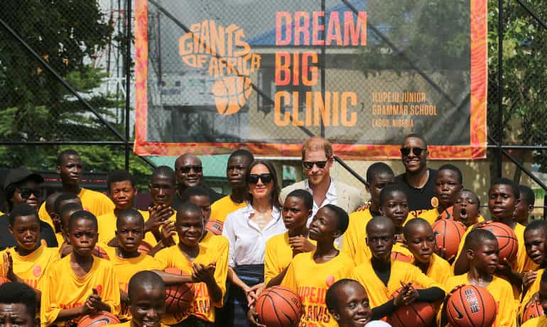 Prince Harry and Meghan watch street-style dances in Lagos Prince Harry and Meghan watch street-style dances in Lagos