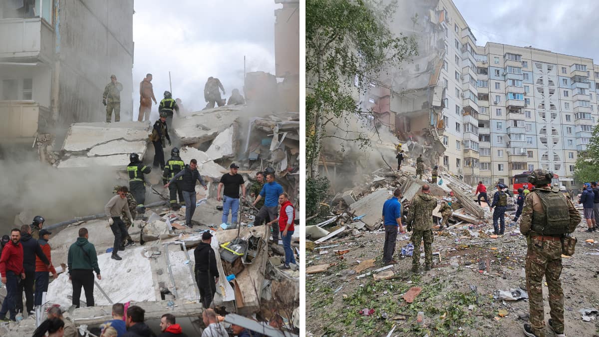 At least seven killed after Ukrainian missile hits residential building in Belgorod: Russian officials