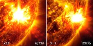 NASA releases stunning images of solar explosions that triggered solar flares