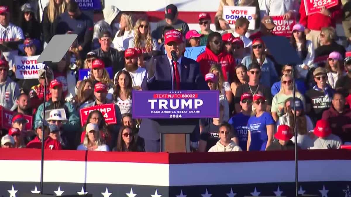 ‘Total moron’: Trump lambasts Biden, blames US president for his legal woes at rally in New Jersey
