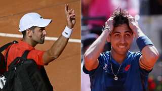 Chile's Tabilo stuns tennis world with shock win over Novak Djokovic in Italian Open third round