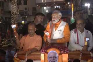 Lok Sabha elections 2024: PM Modi holds grand roadshow in Varanasi, to file nomination on Tuesday