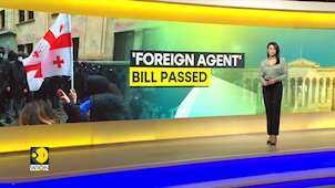 Georgia Protests: Foreign agents bill passed despite protests