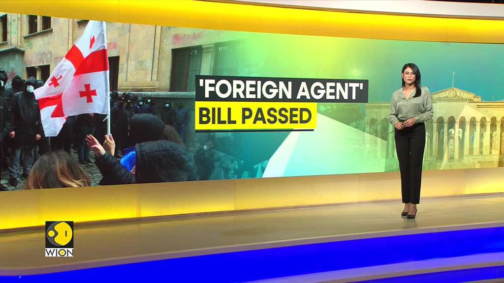 Georgia Protests: Foreign agents bill passed despite protests