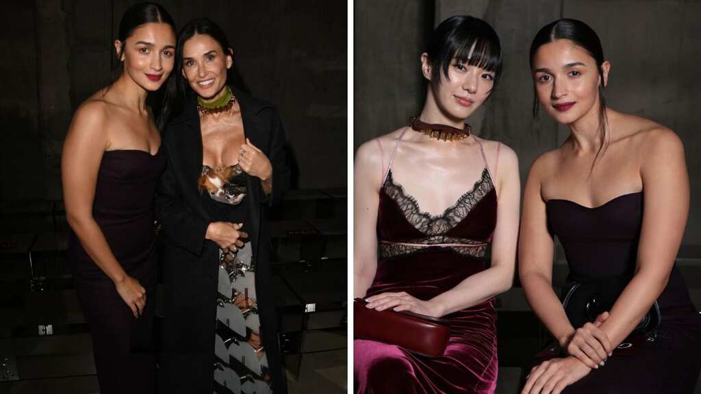 Alia Bhatt meets Demi Moore, Park Gyu-young and others at Gucci Cruise Show 2025