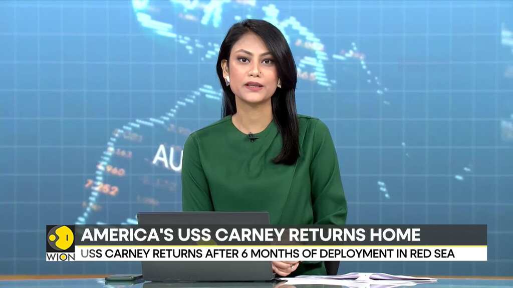US: USS' Carney returns after six months of deployment in Red Sea