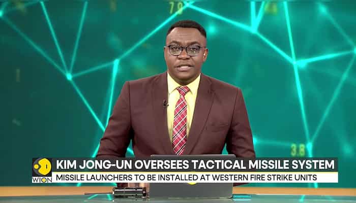 North Korea: Kim Jong Un oversees tactical missile system