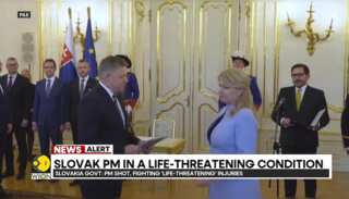 Slovak PM in a life-threatening condition after assassination attempt