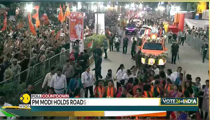India general elections 2024: PM Modi's roadshow in Mumbai's Ghatkopar