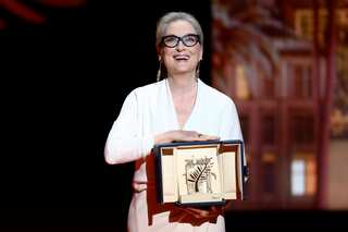Meryl Streep gets teary-eyed accepting honorary Palme d’Or at Cannes 2024