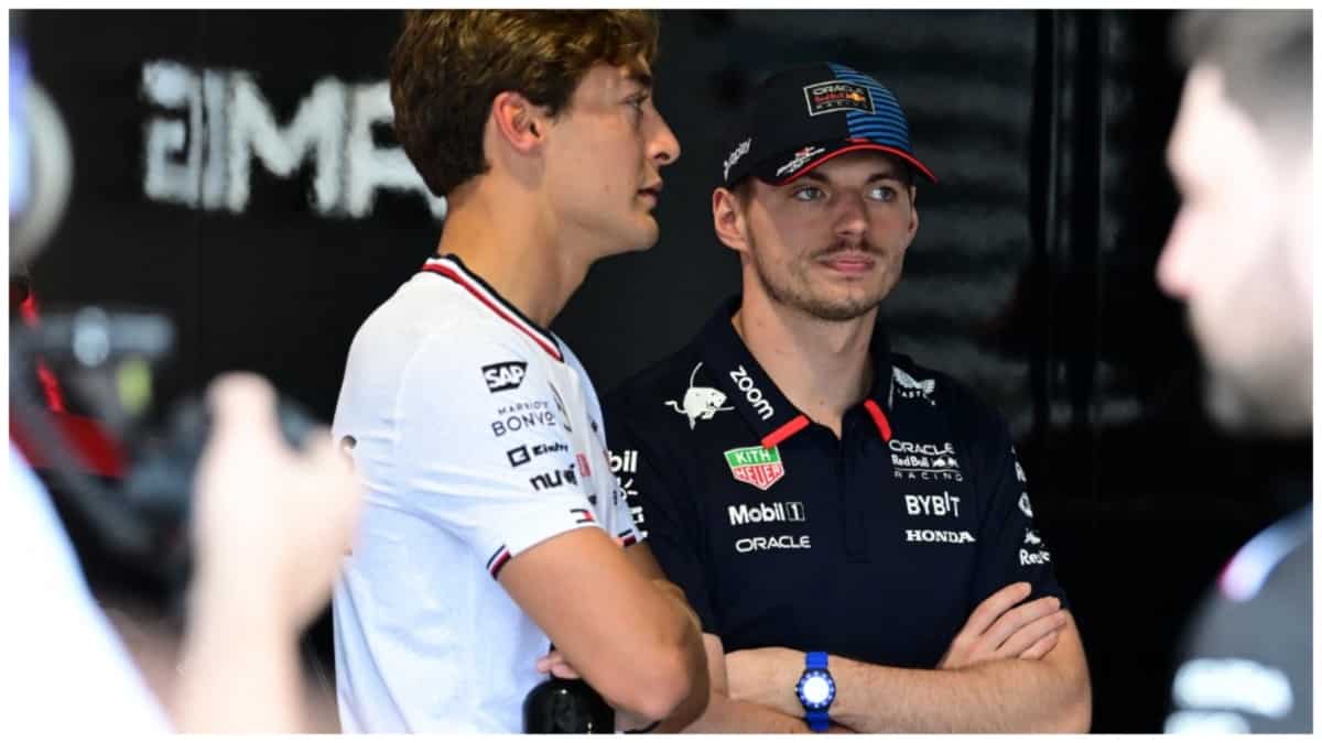 'I'd be all for it': George Russell welcomes idea of having Max Verstappen in Mercedes 'I'd be all for it': George Russell welcomes idea of having Max Verstappen in Mercedes