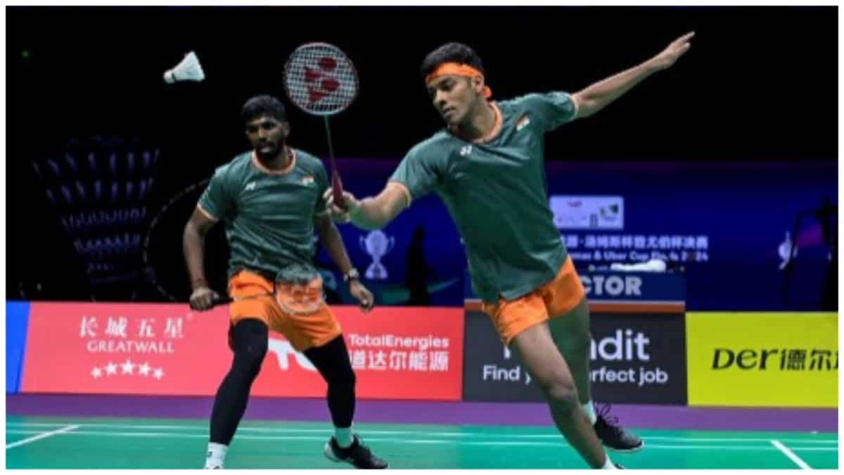 Thailand Open: Indian duo Chirag-Satwiksairaj ease into pre-quarters with easy win Thailand Open: Indian duo Chirag-Satwiksairaj ease into pre-quarters with easy win