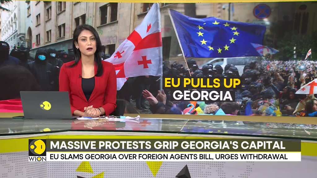 EU urges Georgia to withdraw contested bill