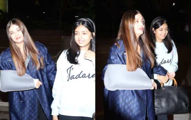 Injured Aishwarya leaves fans worried as she flies for Cannes wearing a white cast Injured Aishwarya leaves fans worried as she flies for Cannes wearing a white cast